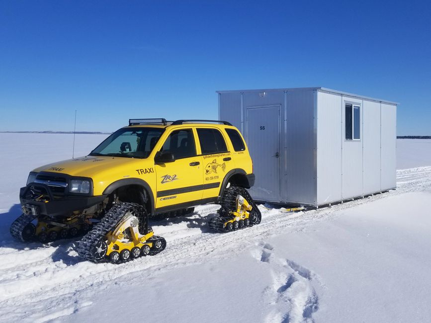 Luxury Ice Shacks | Gull Lake Fishing Charters