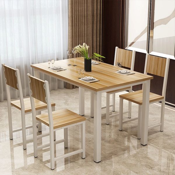 Dining Table & 4 Seats white