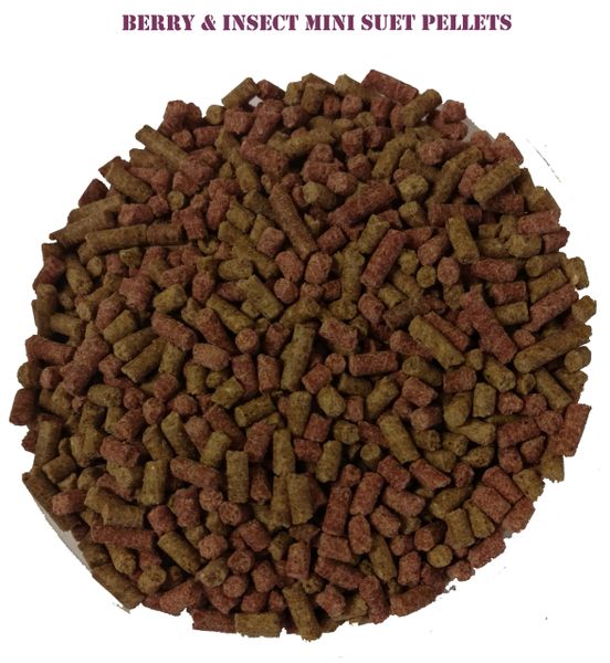 NEW, PECK 'A' BITES VEGGIE SUET PELLETS (MIXED- BERRY & INSECT)