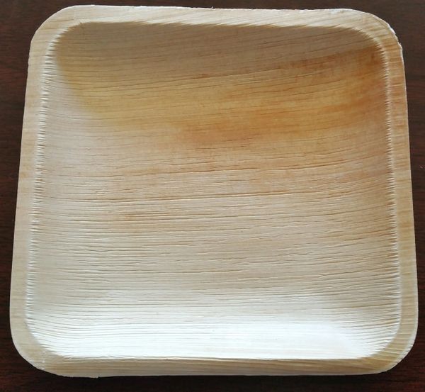 6 inch Square Plate (Pack of 10)