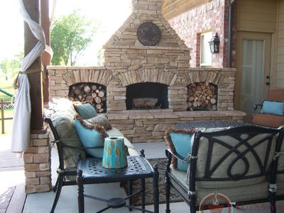 Outdoor fireplace kit Tulsa, OK 