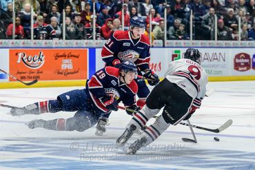 OHL Hockey, Saginaw Spirit, Guelph Storm, Game 2 round 3, #19 Dalton Duhart, #91 Cole Perfetti