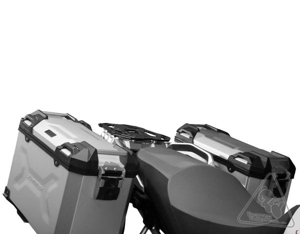 SW-MOTECH TRAX ADVENTURE Side Case Kit With Motorcycle Specific QUICK-LOCK Sidecarriers | 37L Left & 37L Right - Aluminum