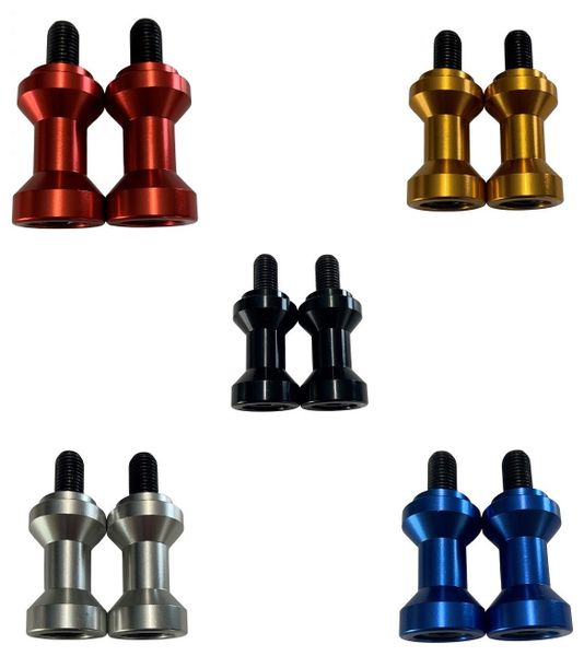 Ninja 300R 13-17 Black Swing Arm Spools –