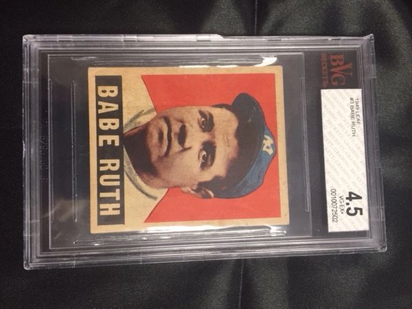 Babe Ruth Vintage 1949 Baseball Card