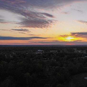 Sunset Aerial Photo