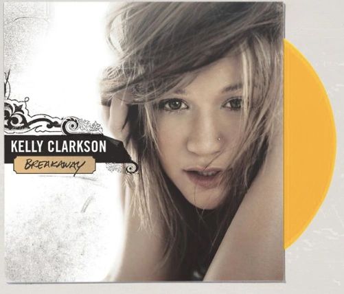 KELLY CLARKSON BREAKAWAY LIMITED EDITION GLITTERY GOLD LP