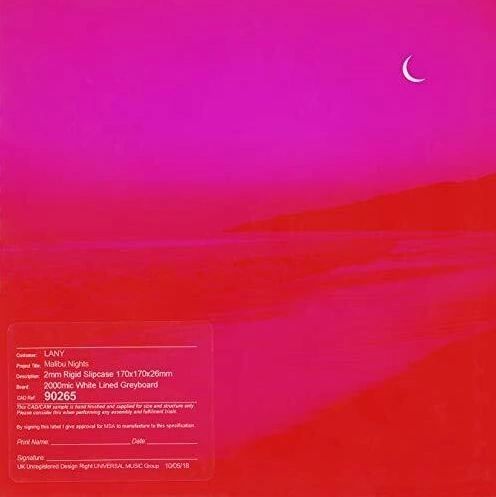 LANY MALIBU NIGHTS CLEAR VINYL