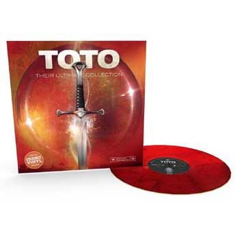 TOTO THEIR ULTIMATE COLLECTION RED MARBLED LP