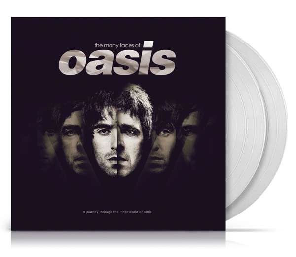 VARIOUS ARTISTS THE MANY FACES OF OASIS 2LP TRANSPARENT VINYL