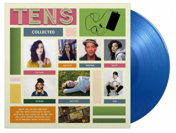 TENS COLLECTED NUMBERED LIMITED EDITION 180G 2LP TRANSLUCENT BLUE LP