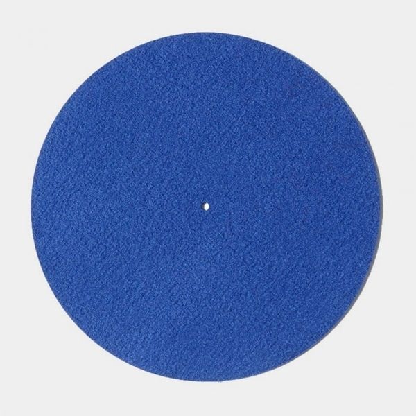 REGA TURNTABLE MAT BLUE