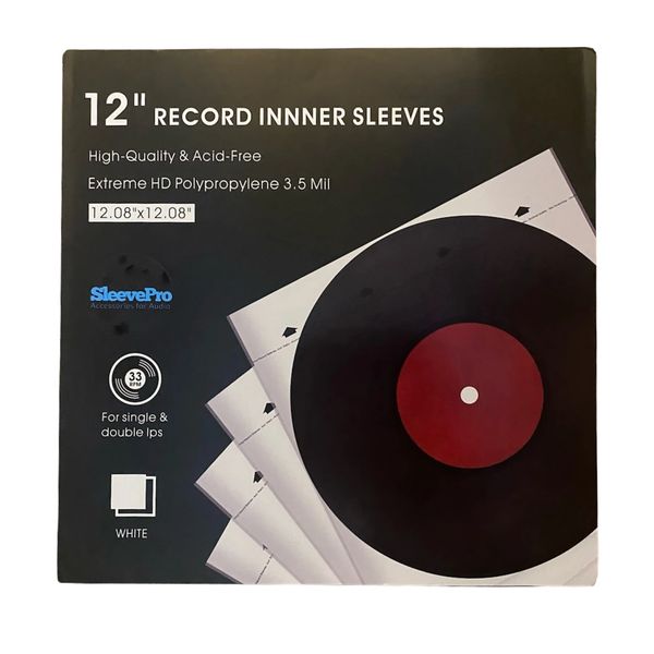 SleevePro ANTI-STATIC VINYL RECORD INNER SLEEVES (PACK OF 50S)