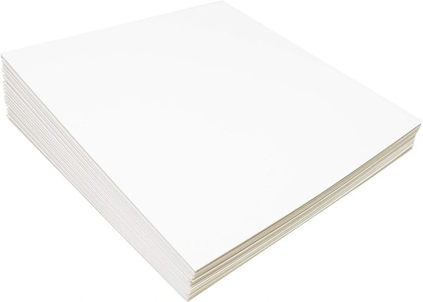 SleevePro 12" BLANK VINYL ALBUM JACKET NO HOLE 10 PCS WHITE