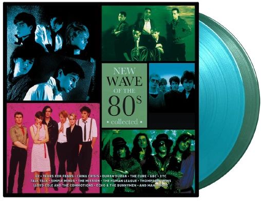 NEW WAVE OF THE 80S COLLECTED 180G 2LP GREEN & TURQOISE LP