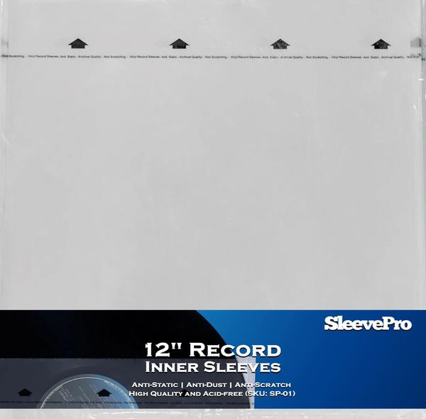 SleevePro ANTI-STATIC VINYL RECORD INNER SLEEVES (PACK OF 50S)