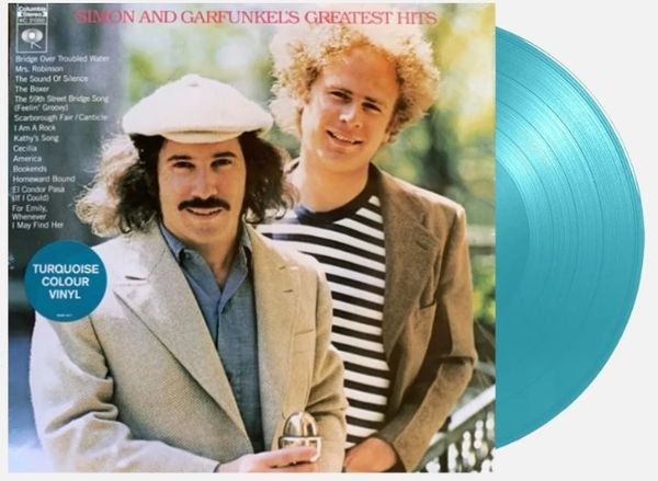 SIMON & GARFUNKEL GREATEST HITS LIMITED TURQUOISE LP