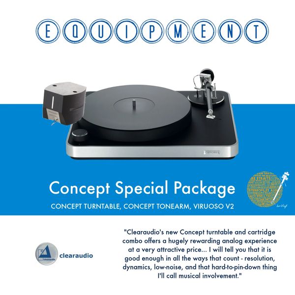 CLEARAUDIO CONCEPT SPECIAL PACKAGE W/ VIRTUOSO V2 CARTRDIGE