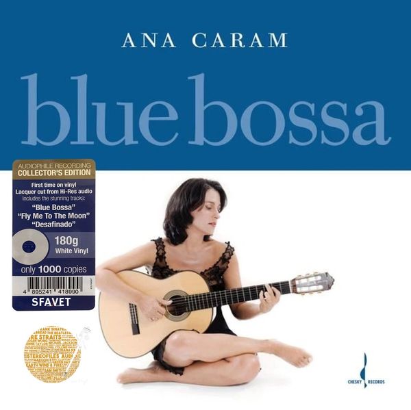 ANA CARAM BLUE BOSSA 180G COLLECTOR'S EDITION WHITE LP
