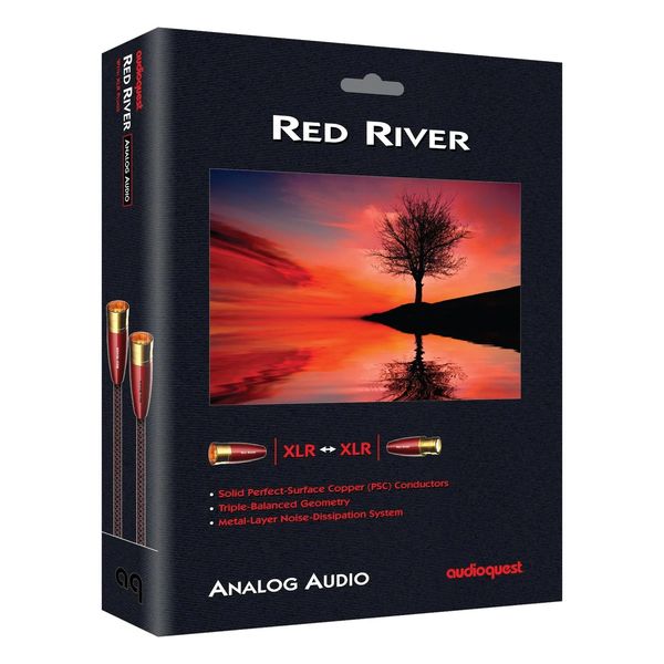 AUDIOQUEST RED RIVER XLR CABLE