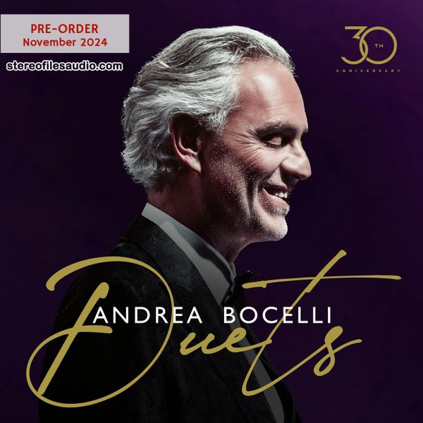 ANDREA BOCELLI DUETS 30TH ANNIVERSARY LP PRE-ORDER