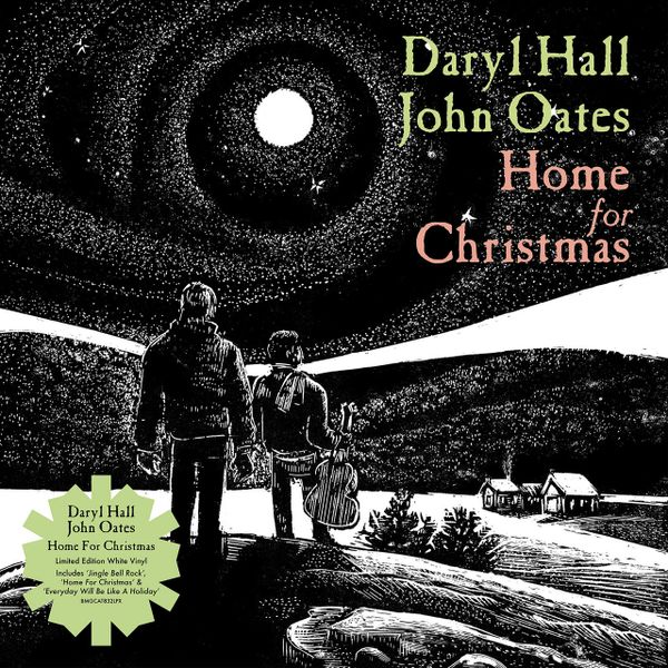 DARYL HALL & JOHN OATES HOME FOR CHRISTMAS SNOW-WHITE LP