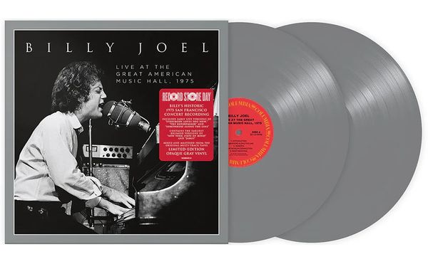 BILLY JOEL LIVE AT THE GREAT AMERICAN MUSIC HALL 1975 2LP OPAQUE GREY LP RSD2023