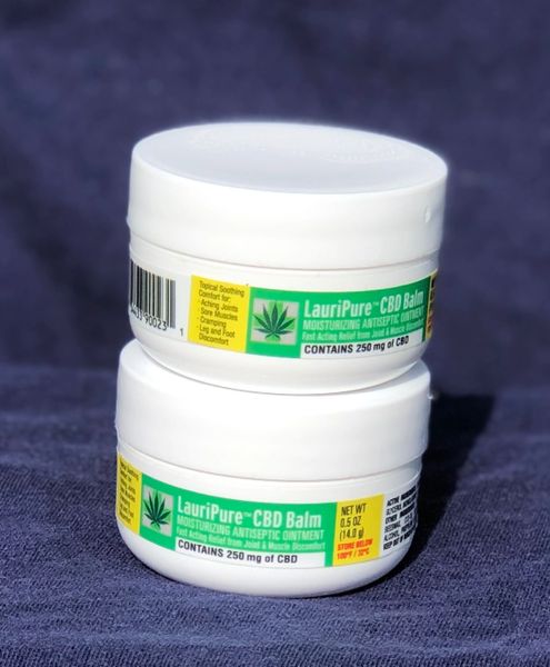 LauriPure™ CBD Balm Moisturizing Antiseptic Ointment - 1/2 oz (Travel-Size)
