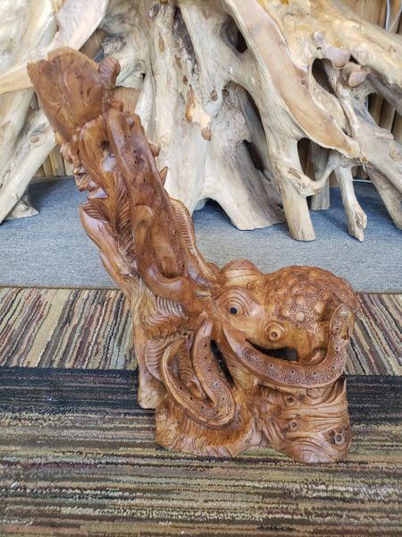 Featured image of post Wood Octopus Sculpture