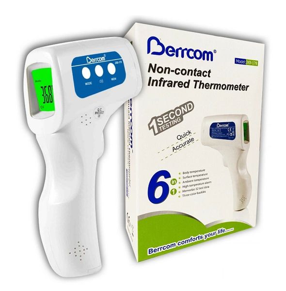 Berrcom JXB-178-FBA Non-Contact Infrared Digital Thermometer Gun for sale online 