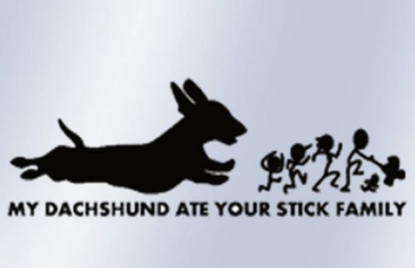 Eaten Stick Family Decal