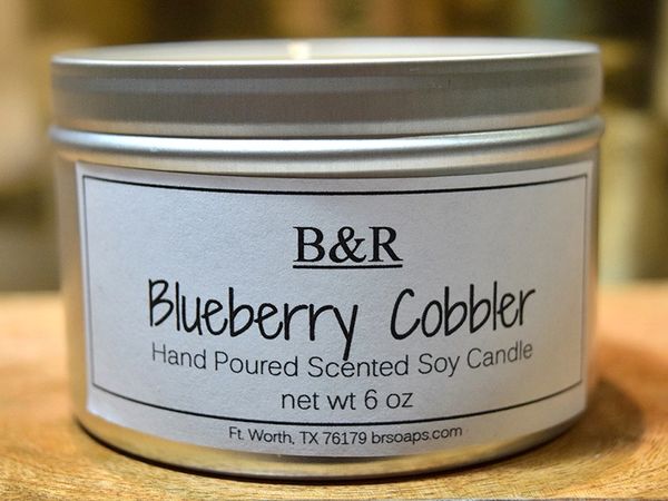 Blueberry Cobbler Pure Soy Candle