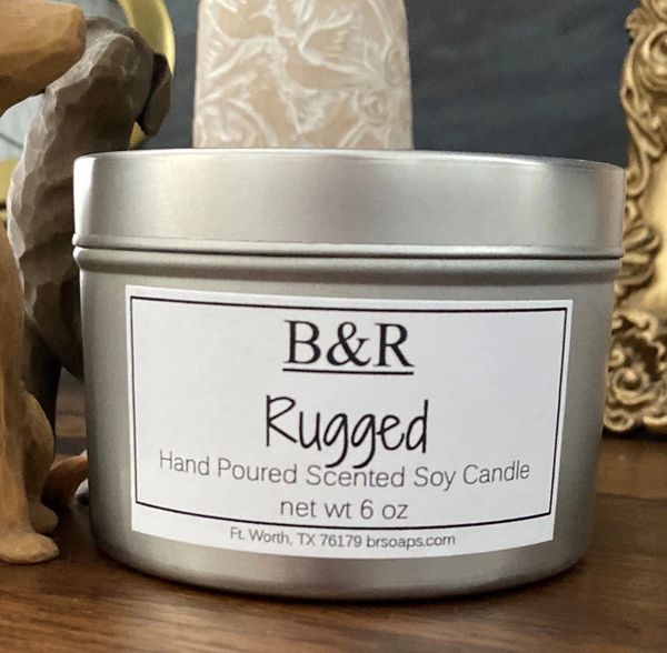 Rugged Pure Soy Candle