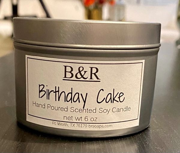 Birthday Cake Pure Soy Candle