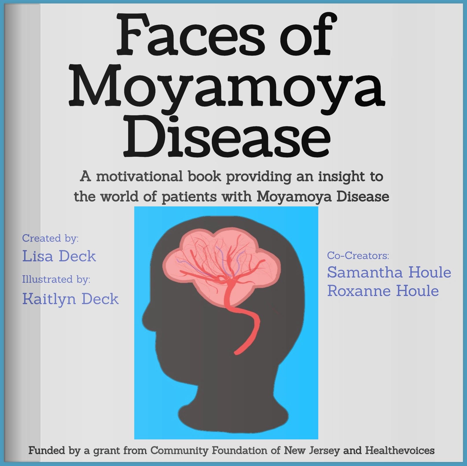 Faces of Moyamoya Disease motivational book