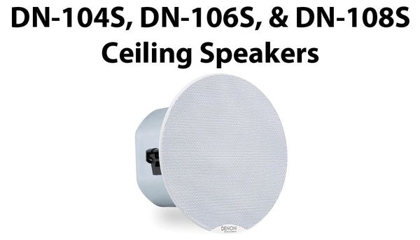 Denon store ceiling speakers