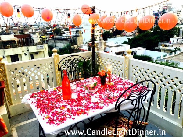 Romantic Candle Light Dinner in Jaipur | Candle Light Dinner