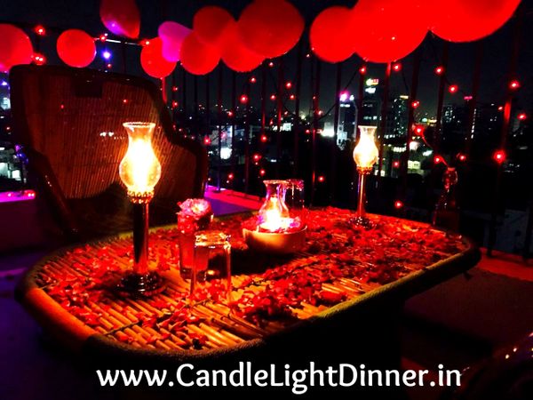 Best Rooftop Candle Light Dinner in Jaipur | Candle Light Dinner