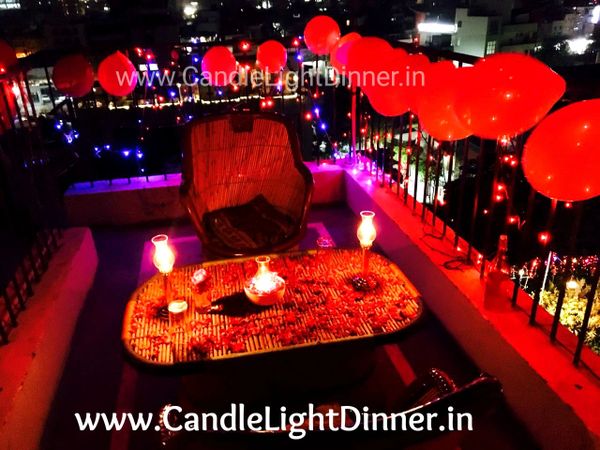 Best Rooftop Candle Light Dinner in Jaipur | Candle Light Dinner