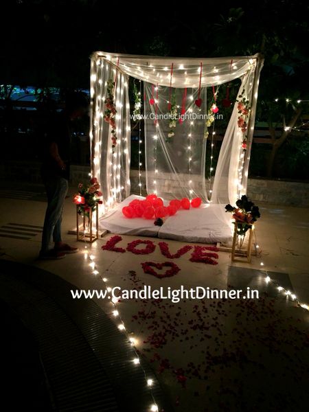 Gazebo Candle Light Dinner in Ahmedabad | Candle Light Dinner