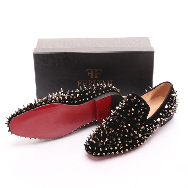 prom loafers with spikes
