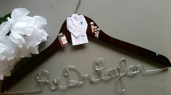 Personalized Pharmacist Hanger New Graduate Or The Soon To Be Great Gift Hang White Coat On Doctor