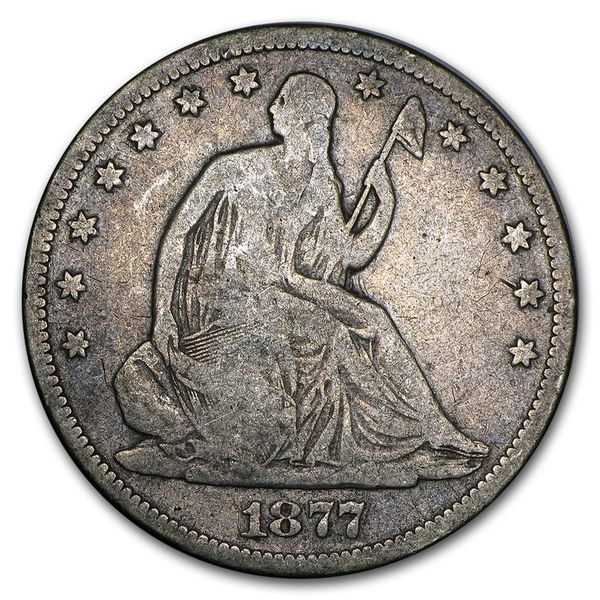 1877-S Liberty Seated Half Dollar VG | Crown Jewel Coins and Currencies ...