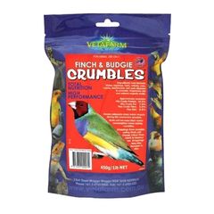 Vetafarm Finch, Canary & Budgie Crumbles 450g