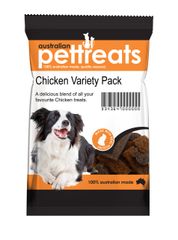 Australian Pet Treats Chicken Variety Pack -150g 10/ctn
