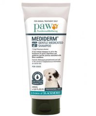 Paw Mediderm Medicated Gentle Dog Shampoo 200ml