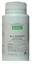 EcoVet All Wormer Tablet For Dogs and Puppies