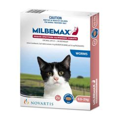 Milbemax Allwormer Under 2kg For Cats and Kittens