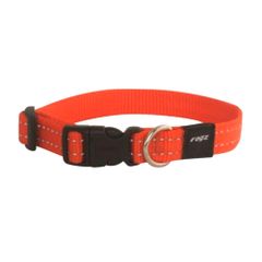 ROGZ COLLAR Orange Lumberjack (XL) - 25mm by 43-70cm