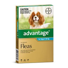 Advantage 4 - 10kg For Dogs